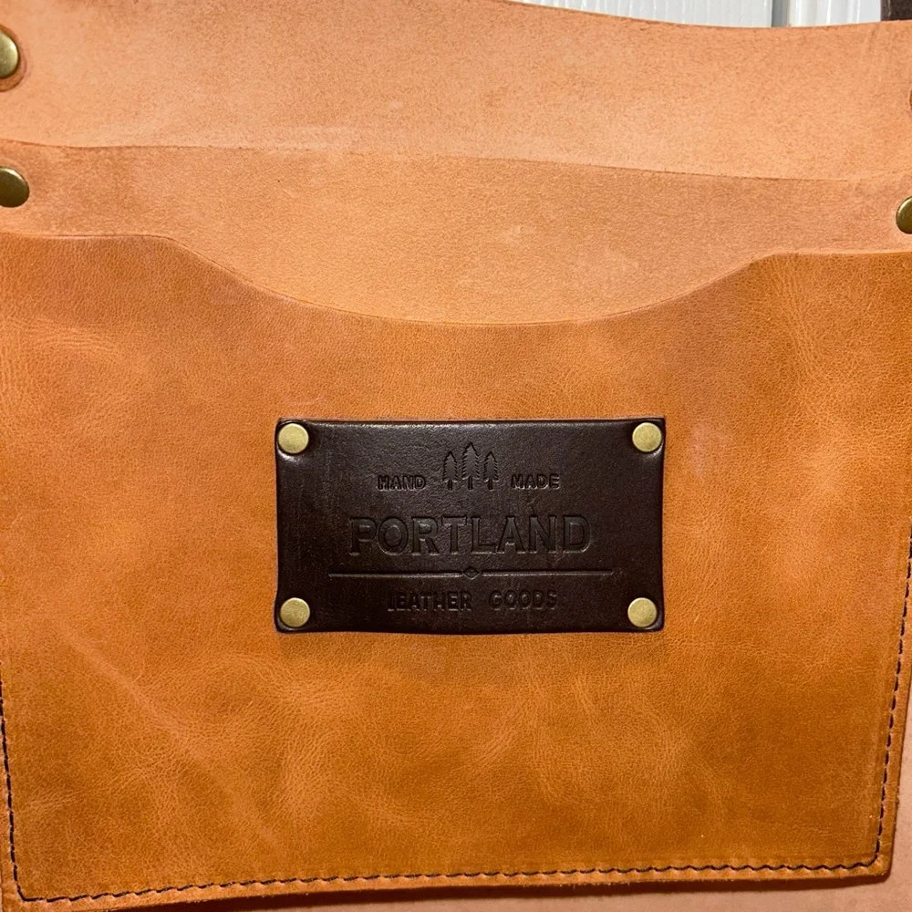 NEW Portland Leather Goods Medium Classic Tote Bag in Sunset Unicorn Color